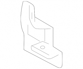 Mudguard on the rear left sill of a Toyota Camry v55 15-17