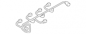Audi A3 8V 15-20 4d, 5d rear bumper wiring for parking sensors and BSM