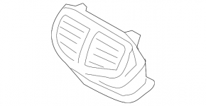Hyundai Ioniq 20-22 HEV, PHEV Center Console Air Vent Deflector