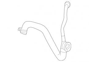 Cooling system hose for Mercedes GLS-class X166 15-19 3.0