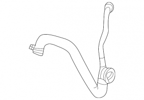 Cooling system hose for Mercedes GLS-class X166 15-19 3.0