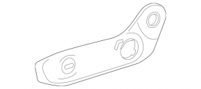Left passenger seat trim for Mercedes H247 GLA 20-26, black, scratches
