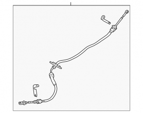Ford Fusion mk5 13-16 hybrid gearbox cable