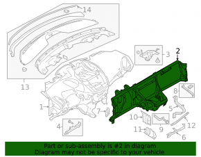 Under-torpedo pipe reinforcement Ford Escape MK3 17-19 rest