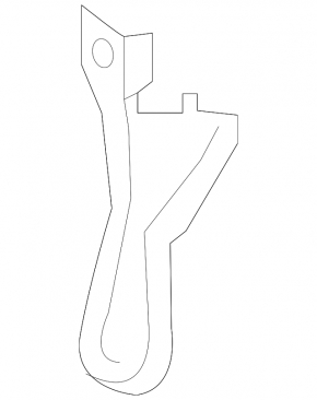 Lincoln Nautilus Hood Latch Bar 19-23