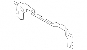 Upper radiator deflector Land Rover Discovery 17-23 2.0, 3.0