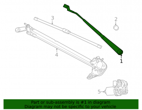 Wiper arm right Ford Bronco Sport 21-25