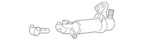 Right headlight washer nozzle for Mercedes W211