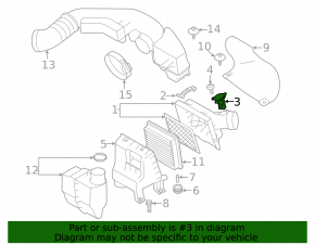 Air flow meter Subaru Forester 25-26 2.5