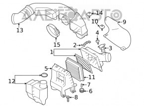 Air flow meter Subaru Forester 25-26 2.5