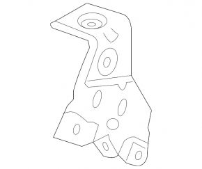 Front Right Fender Bracket Chevrolet Malibu 13-15