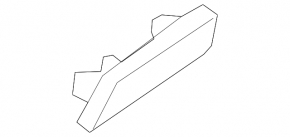 Reflector rear right GMC Terrain 10-15 prerest