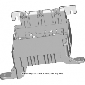 Chevrolet Camaro 16 underhood fuse box housing - broken mount