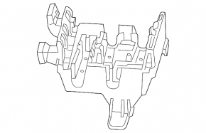 Chevrolet Camaro 16 underhood fuse box housing - broken mount