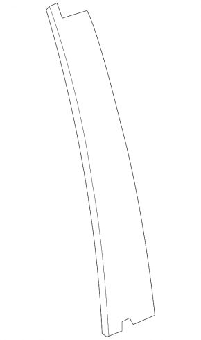 Cadillac ATS 13-18 right rear side door trim