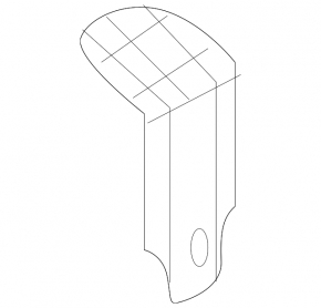 Front rear right wing bracket VW Atlas 18-24 prerest