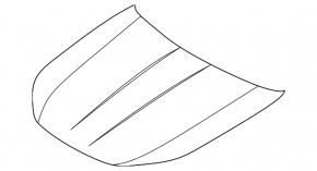 Bare hood of BMW 7 G70 23-25