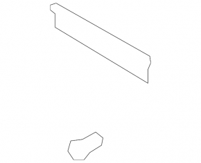 Hood seal left Audi Q7 4L 10-15