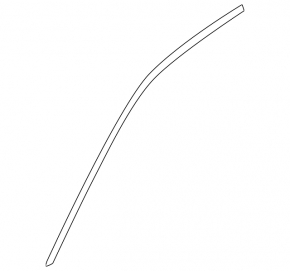 Upper front right door molding for BMW 3 G20 19-25 chrome