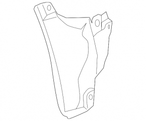 Rear left lower plastic fender liner for Lexus Hs250h 10-12