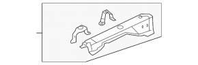 Lexus IS 21-25 left fender apron outer panel