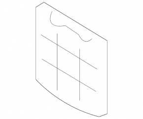 Mudguard liner front left Toyota Highlander 08-13