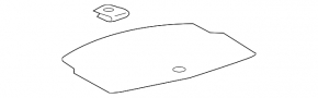 Lexus IS 14-20 trunk floor