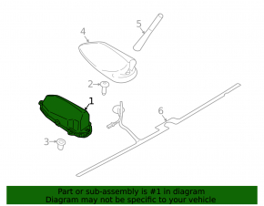 Antenna socket BMW i3 14-20 without navigation