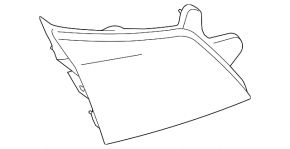 Inner tailgate light, left, Subaru Outback 10-14