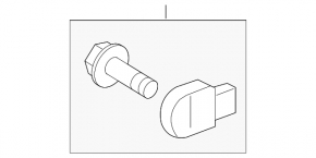 Airbag sensor front left Toyota Camry v40 tv