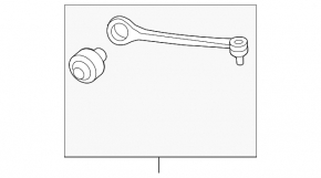 Upper arm front right front Audi A4 B8 08-16