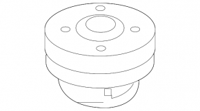 Rear left spring support for Mercedes W164 ML