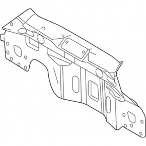 Rear panel Ford Fiesta 11-19 5d 2 parts