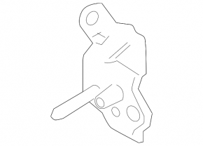 Upper front left door hinge Ford Fiesta 11-19