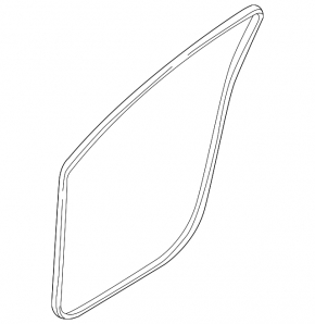 Front left door seal for Mazda CX-50 23-25