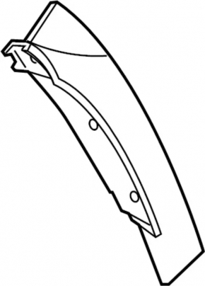 Outer Wing Light Cover Left Infiniti Q50 18-24
