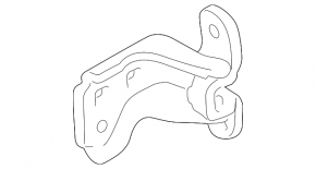 Lower front left door hinge for Ford Transit Connect MK2 13-25