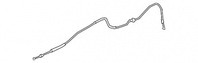 Hood release cable rear BMW 3 G20 19-