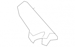 Rear bumper mount, outer left, Toyota Rav4 16-18 rest.