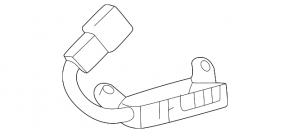 Steering wheel heating control unit Toyota Prius 16-22 in the steering wheel