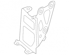Auxiliary radiator bracket for Audi TT 15-23