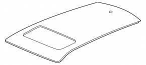 Metal roof Honda CRV 12-16 under the hatch