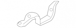Right hood hinge Hyundai Elantra AD 17-18 prerest TW
