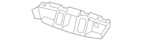 Front bumper mount right VW Touareg 11-14 broken