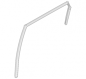 Rear left window seal for Kia Sorento 10-15