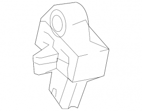 Airbag sensor rear left Toyota Venza 21-