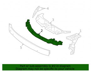 Mercedes A-Class V177 19-22 Front Bumper Absorber