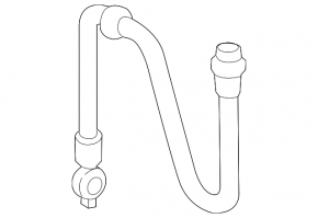 Brake hose front left Mazda 3 19- Mexico built
