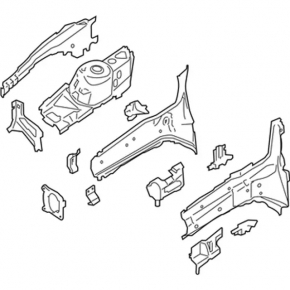 Front quarter left Ford Transit Connect MK2 13-
