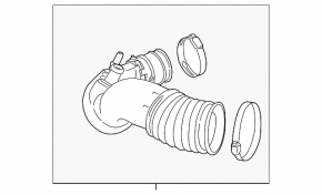 Air duct Ford Mustang mk6 15-23 2.3T